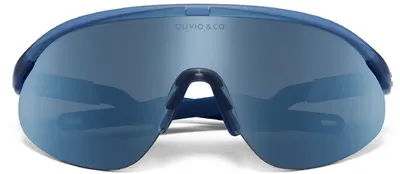Ochelari de soare sport pentru copii Olivio & Co - 7-12 ani, albaștri