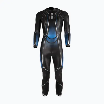 Costum de triatlon pentru bărbați HUUB Agilis II 3:5 mm albastru metalic