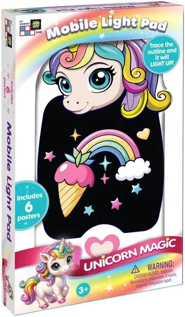 Tablă de desen luminoasă AM-AV - Unicorn