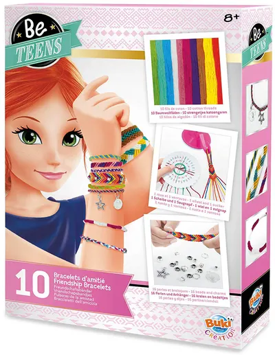 Set creativ Buki Be Teens - Fa-ti singur bratari pentru prieteni