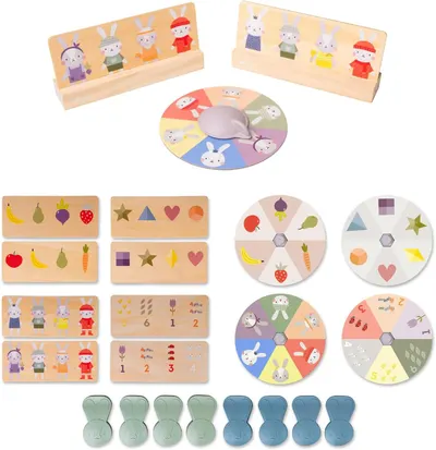 Joc educativ Taf Toys - Primul meu bingo, iepuraș
