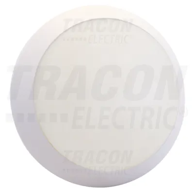 Corp de iluminat LED de perete,protejat, dispersor opal, alb TLKVLED24NW 230V, 50Hz, 24 W, 1920 lm, IP54, EEI=A