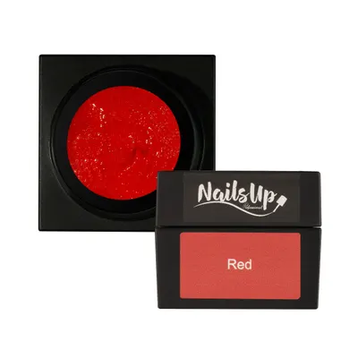 Gel NAILSUP Gypsum Red 5g pentru Nail Art și Textură 3D