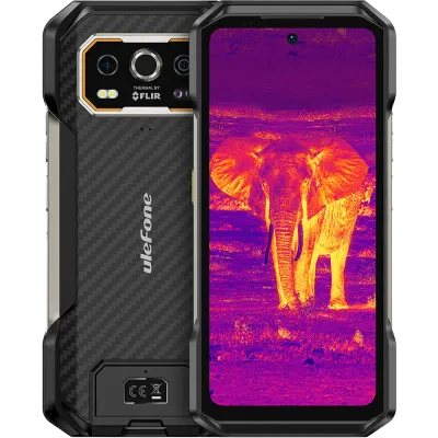 Telefon rugged Ulefone Armor 27T Thermal FLIR, 4G, 6.78 120Hz, Helio G99, 12GB RAM, 256GB, NFC, Android 15