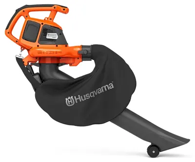 Colector de frunze Husqvarna - 120iBV Kit, 36 V, 4 Ah, 2 în 1, cu baterie și încărcător