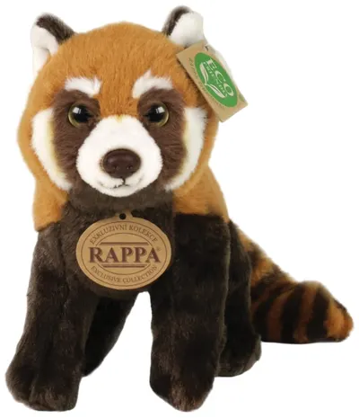 Jucărie de pluș Rappa Eco Friends - Pandă roșie în picioare, 20 cm