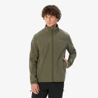 Geacă Softshell Protecție antivânt Trekking MT100 Kaki Bărbați