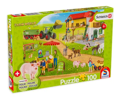 Puzzle Schmidt din 100 de piese - In Ferma