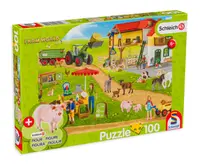 Puzzle Schmidt din 100 de piese - In Ferma