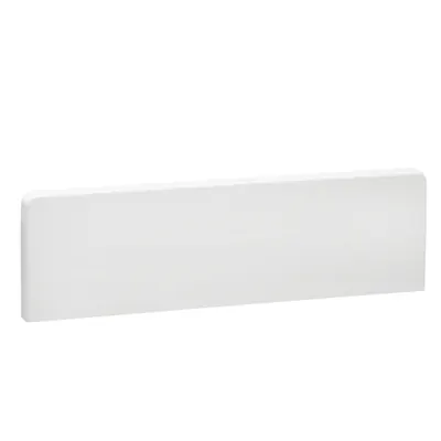 OptiLine 45/70 - limita - 185 x 55 mm - PC/ABS - alb polar