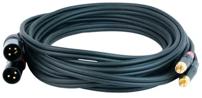 Cablu Master Audio - RCA930/5, 2x RCA/2x XLR, 5 m, negru