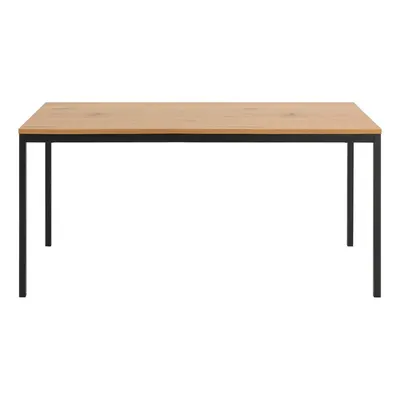 Masă dining cu blat în decor de stejar sălbatic Actona Seaford, 160 x 80 cm