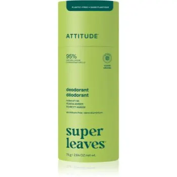 Attitude Super Leaves Natural Deodorant deodorant solid natural fără aluminiu