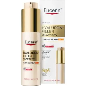 Eucerin Hyaluron-Filler + Elasticity crema de zi usoara SPF 50