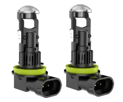 Set 2 Becuri auto LED K88 H11 canbus 280W/set cu lupa 28000lm