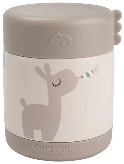 Termos pentru mâncare Done by Deer - Celebration, nisip, 300 ml
