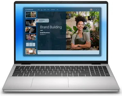 Laptop Dell - 16 DC16251, 16'', FHD+, Core 5, 16GB/512GB, Silver