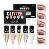 Set 5 x Glitter, fard de ochi lichid, Waterproof Long Wear