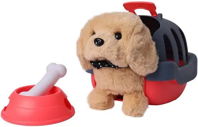 Jucărie interactivă Raya Toys - Câine cu accesorii