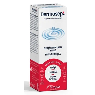 Dermosept Soluție pentru Îngrijirea Rănilor Spray, 250 ml
