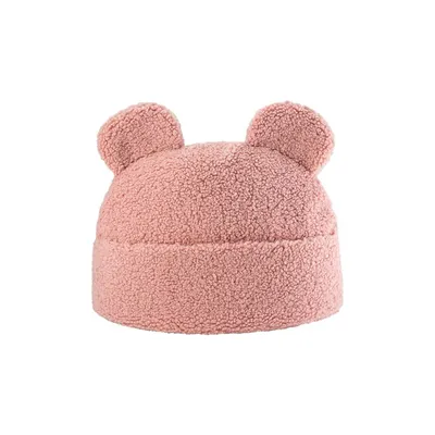 Pernă decorativă pentru copii roz din țesătură bouclé Teddy Pouch – Wigiwama