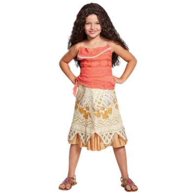 Costum Moana Deluxe 5-6 Ani