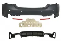 Bara spate pachet M, complet, numar locas senzori parcare 4, grunduit, cu iesire teava evacuare dubla BMW 4 F32, F33, F82, F83 COUPE Cabriolet intre 2013-2017