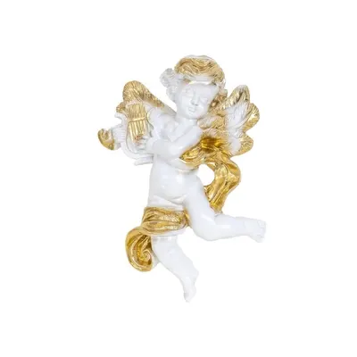 Decoratiune Perete, Model Ingeras, Ipsos, Inaltime 30 cm