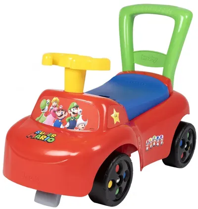 Mașină de călărit și împins Smoby - Super Mario