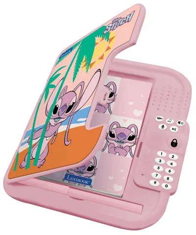 Jurnal electronic secret Lexibook Stitch - Angel, roz