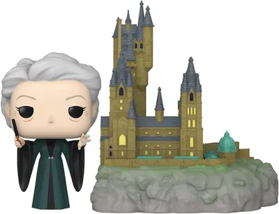 Figurina - Harry Potter - Minerva McGonagall with Hogwarts