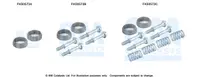 Set montare sistem easpament potrivit TOYOTA YARIS 1.0 2005-2011