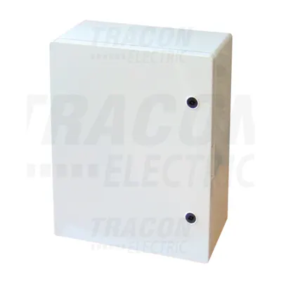 Cutie de distributie din material plastic TME504018 H×W×D=500×400×175mm, IP65, IK10, 1000V AC/DC, RAL7035