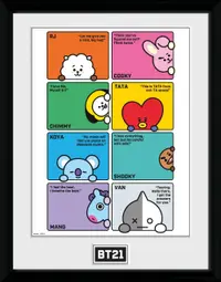 Afiș înrămat GB eye Animation: BT21 - Compilation