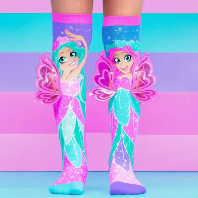 Șosete lungi colorate Madmia Fairy pentru fete 6-99 ani