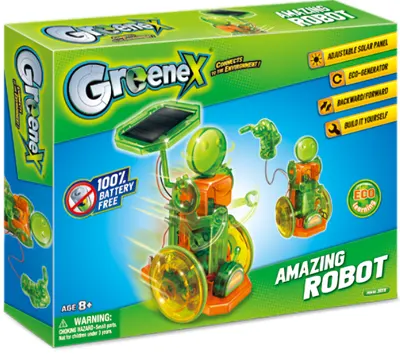 Kit educațional STEM т Amazing Toys Greenex - Robot solar