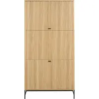 Șifonier în culoare naturală cu aspect de lemn de stejar 99x200x60 cm Albany – Actona