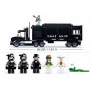 Joc de constructie Vehicul S. W. A. T, pvc, Sluban M38-B0659, 540 piese, 47. 5x33x6. 7cm