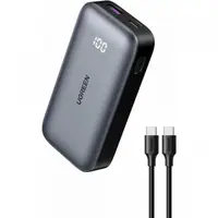 Baterie Externa UGREEN PB502, 10000mAh, 30W, QC + PD, 1 x USB-A - 1 x USB-C, Gri