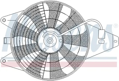 Ventilator radiator (cu carcasa) potrivit KIA MAGENTIS 2.0 2.5 05.01