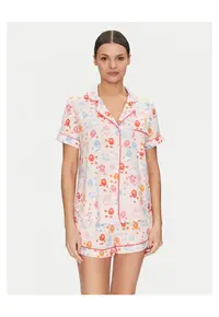 Pijama dama roz - din material moale