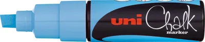Marker creta Uniball - Albastru, 8.0 mm