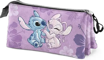 Penar triplu Karactermania Lilo & Stitch - Angel, 1 fermoar