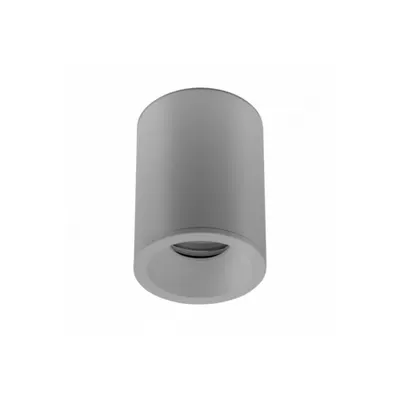 Spot - SENSA AQUA ceiling lamp, alum, 85×115, IP54, max 50W, circular, grey