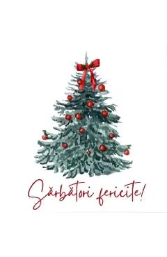 Felicitare cadou pentru sarbatorile de iarna: Happy Holidays
