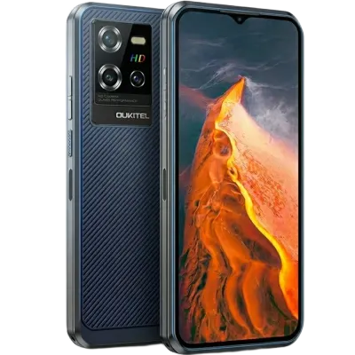 Telefon rugged Oukitel WP50, 5G, Dual SIM, 6.6 HD+, 16GB RAM (4GB + 12GB), 256GB, NFC, GPS, Android 14, Blue