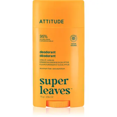 Attitude Super Leaves Natural Deodorant deodorant Orange Blossom & Eucalyptus 75 g