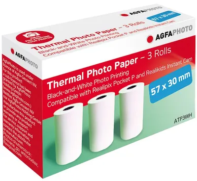 Hartie termo Agfaphoto - Agfa Realipix Pocket, Realikids Instant, 3 buc
