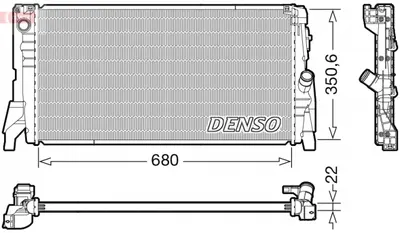 Radiator motor potrivit MINI (F55) 1.2