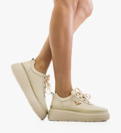 Pantofi Casual Zumzy Bej